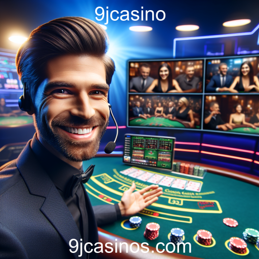 Experiência Imersiva no Casino Ao Vivo do 9jcasino